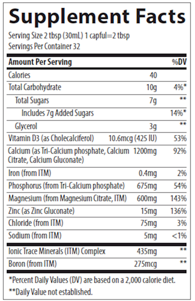 Liquid Cal/Mag/Zinc-Strawberry