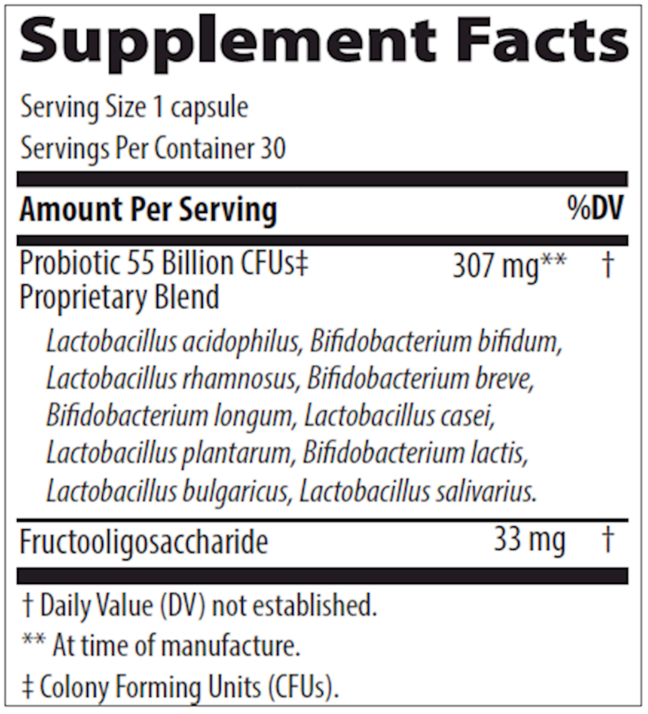 Probiotic 55 Billion 30 caps
