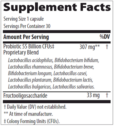 Probiotic 55 Billion 30 caps