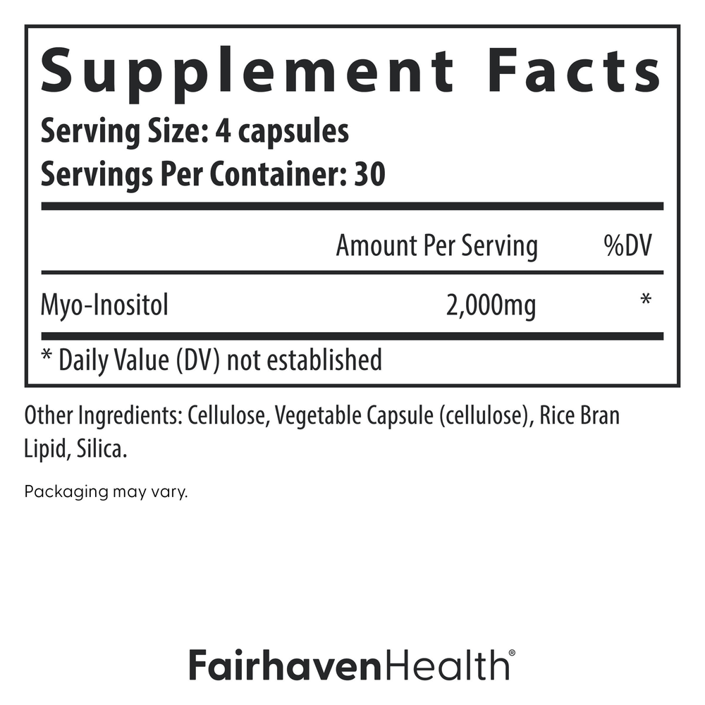 Myo-Inositol Supplement for Women and Men