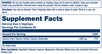 Calcium Citrate 1000mg