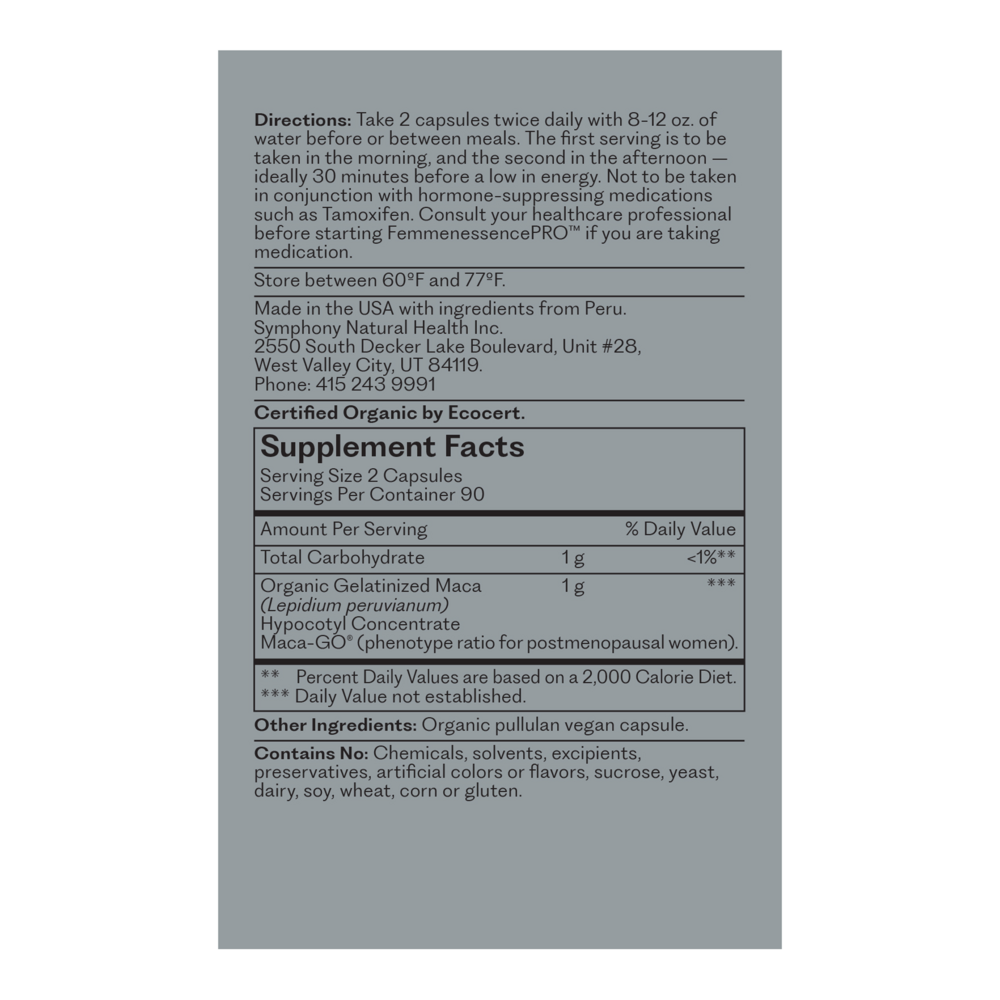 FemmenessencePRO POST (Maca-GO®) 180c