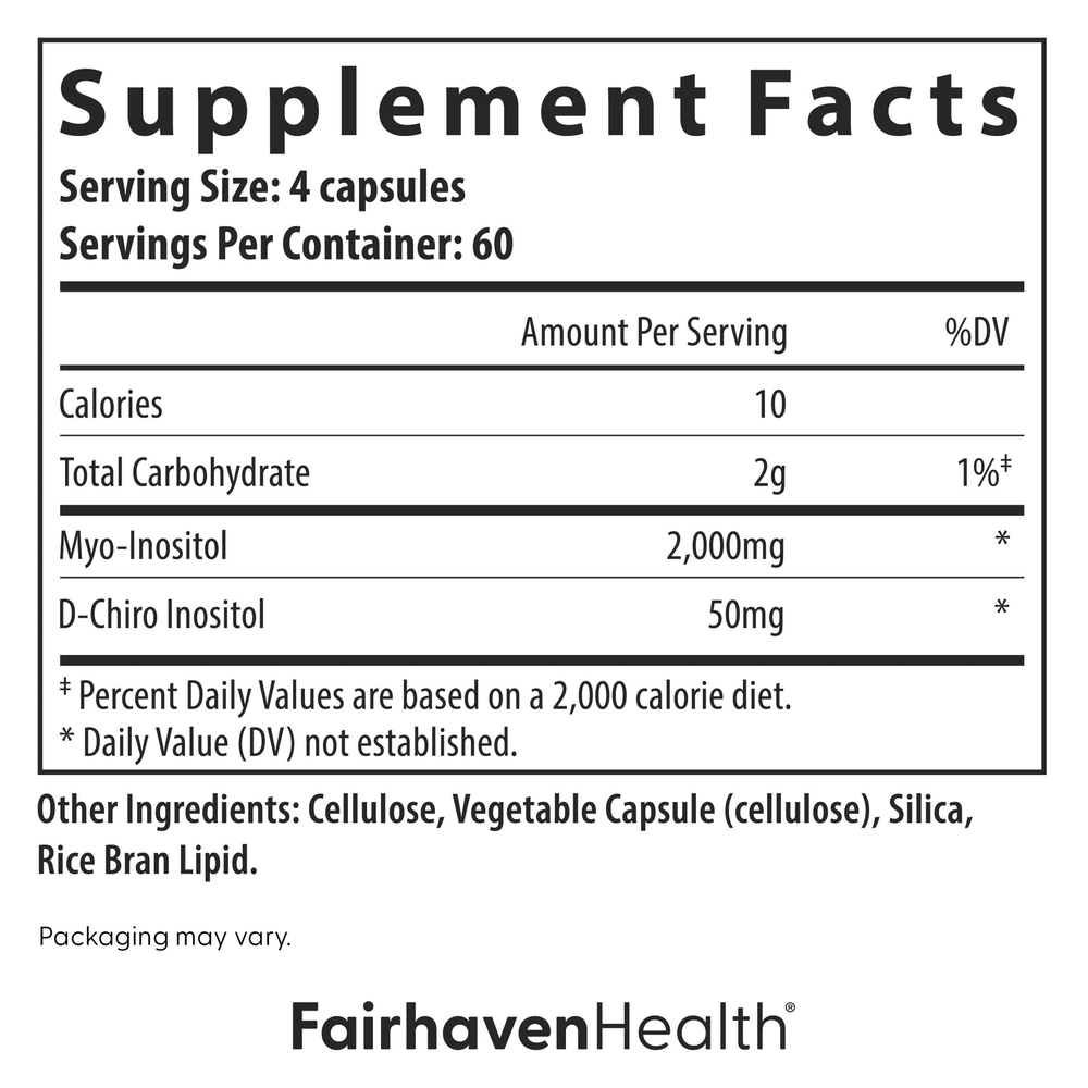 Myo + D-Chiro Inositol