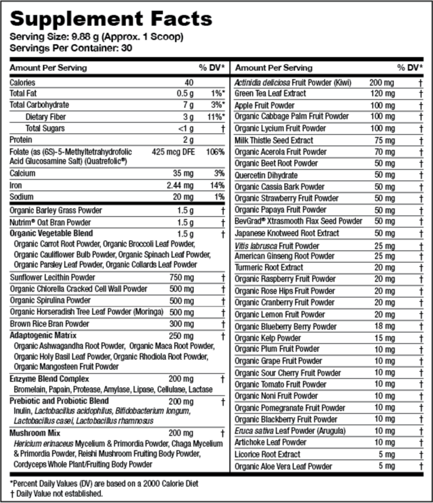 Greens First PRO Mint 30 serv California Only