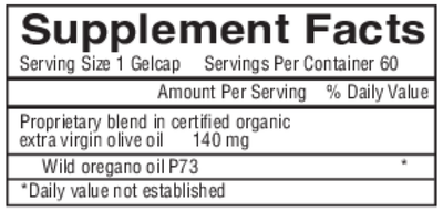Wild Oregano Gels ES 60 gelcaps