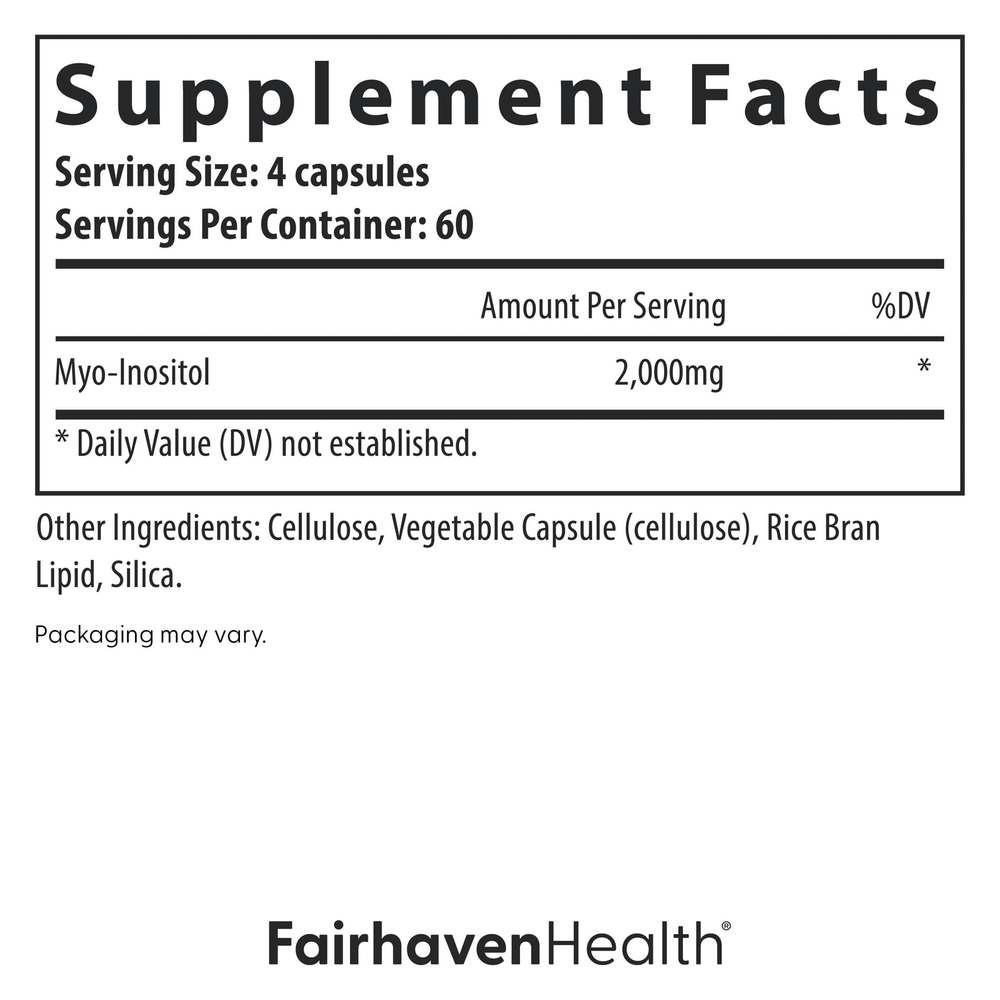 Myo-Inositol Supplement for Women and Men