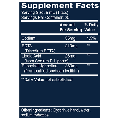 Liposomal EDTA with R-Lipoic Acid