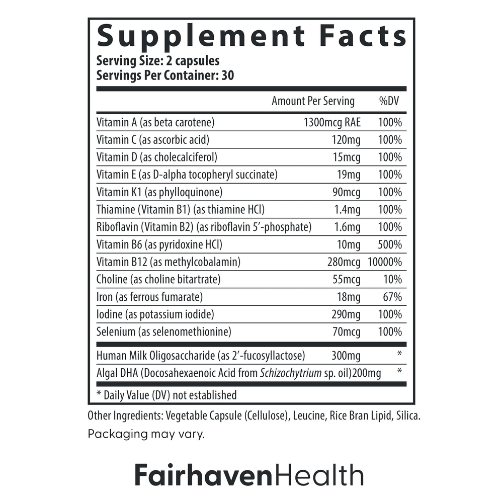 Postnatal Multivitamin Essentials plus DHA