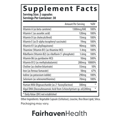 Postnatal Multivitamin Essentials plus DHA
