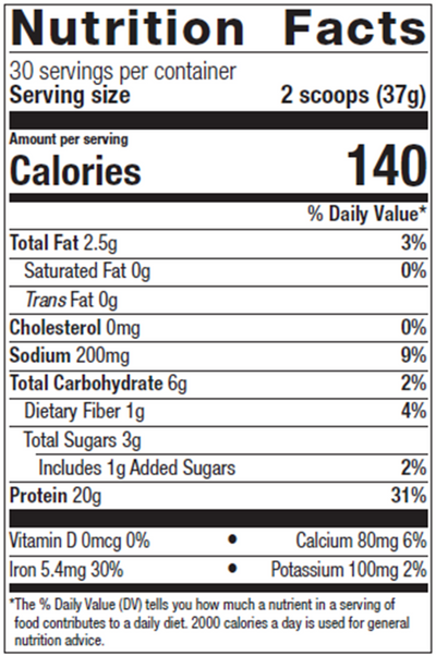  Perfect Protein® Pea & Rice, Vanilla (California Only) Curated Wellness