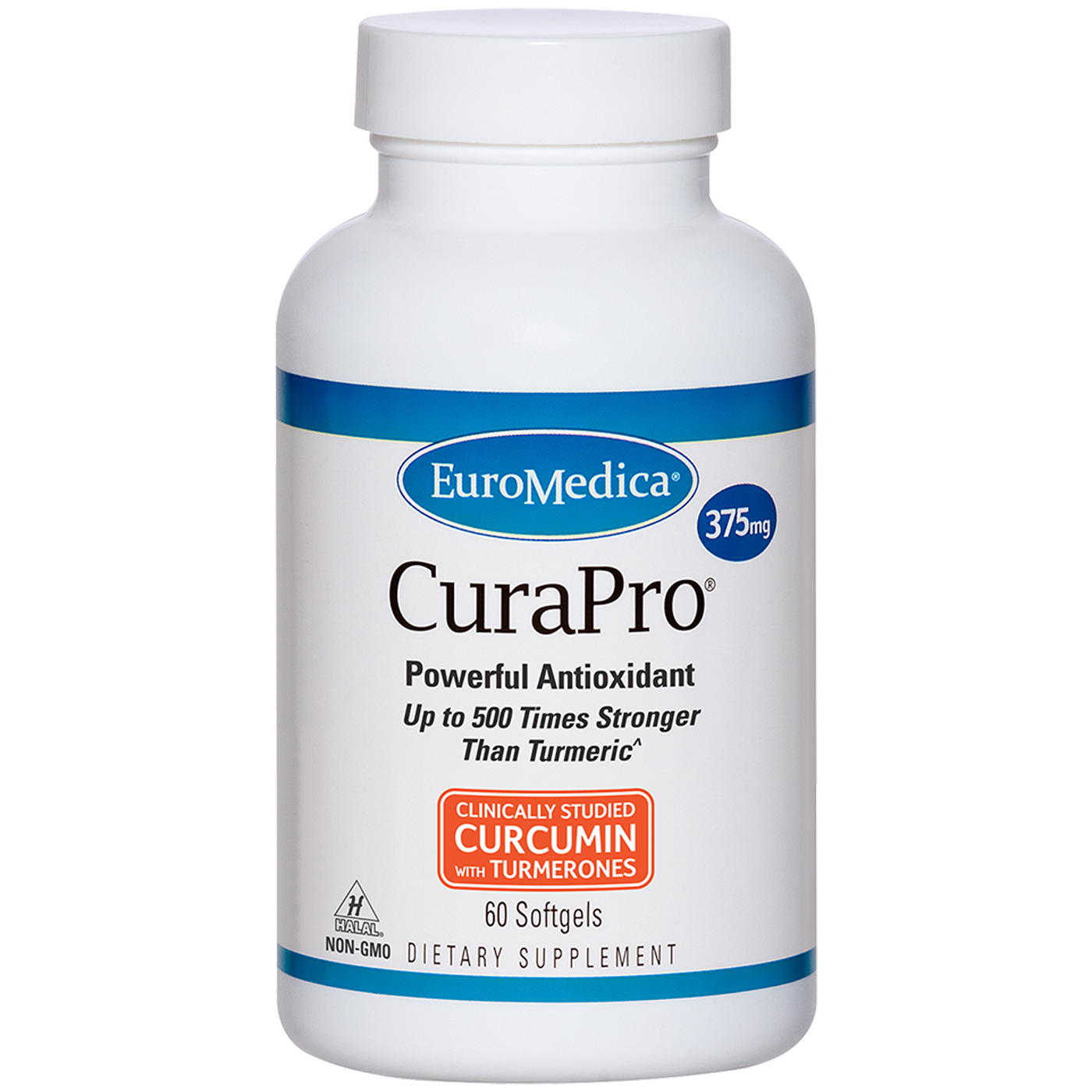 CuraPro 375 mg 60 gels Curated Wellness