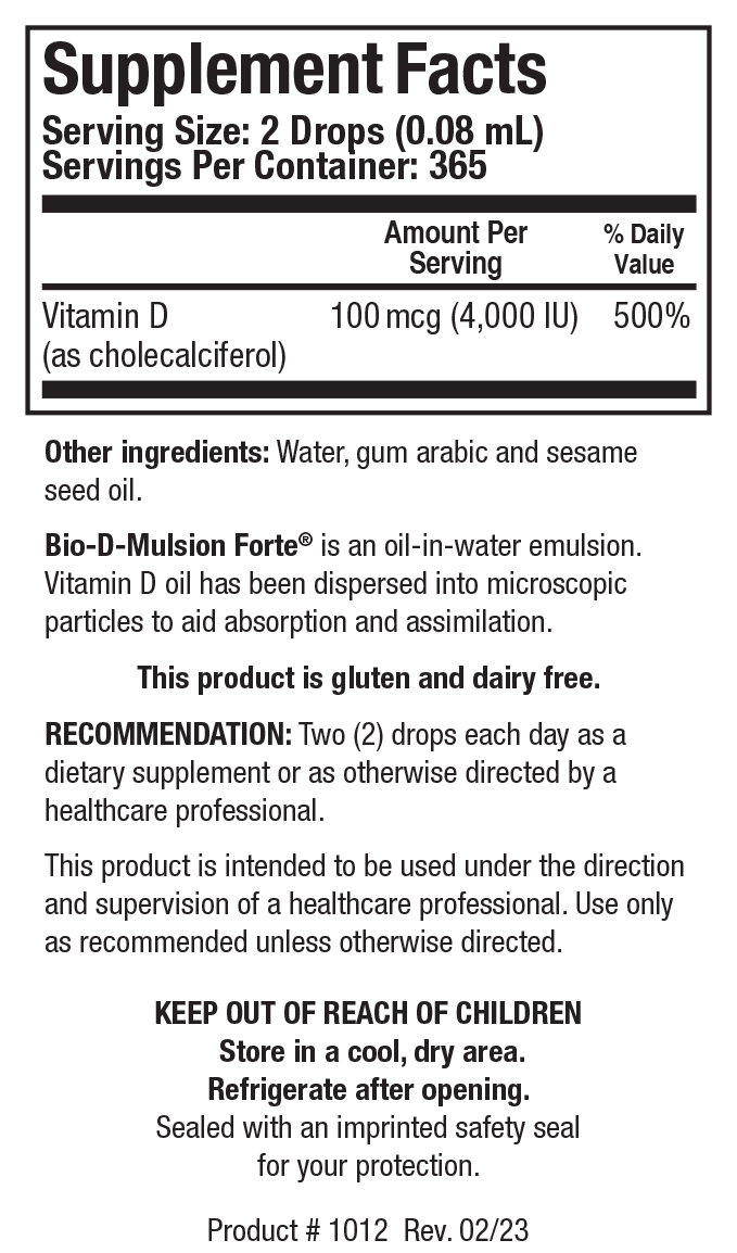 Bio-D-Mulsion Forte®