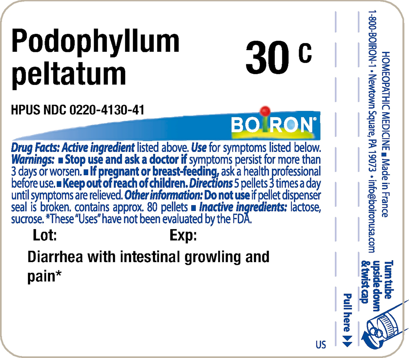 Podophyllum peltatum 30C 80 plts Curated Wellness