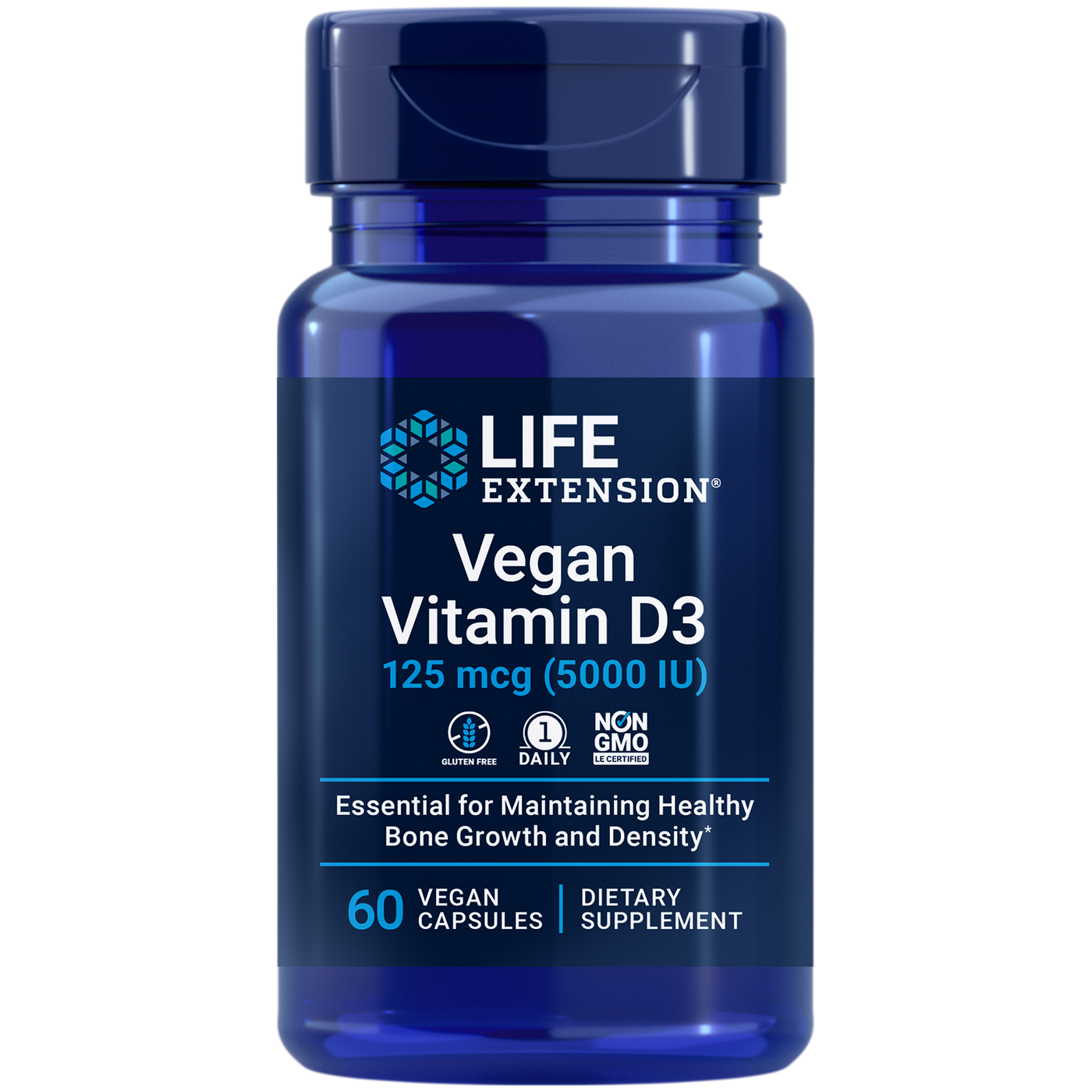 Vegan Vitamin D3 125 mcg  vegcaps Curated Wellness