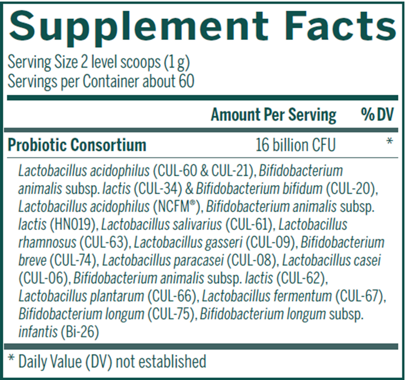 HMF Multi Strain Powder  Curated Wellness