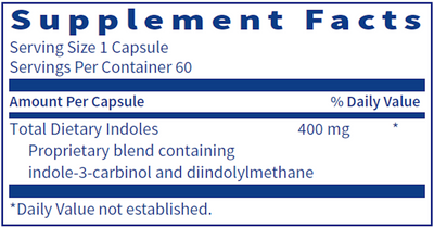Indole Forté 60 caps Curated Wellness