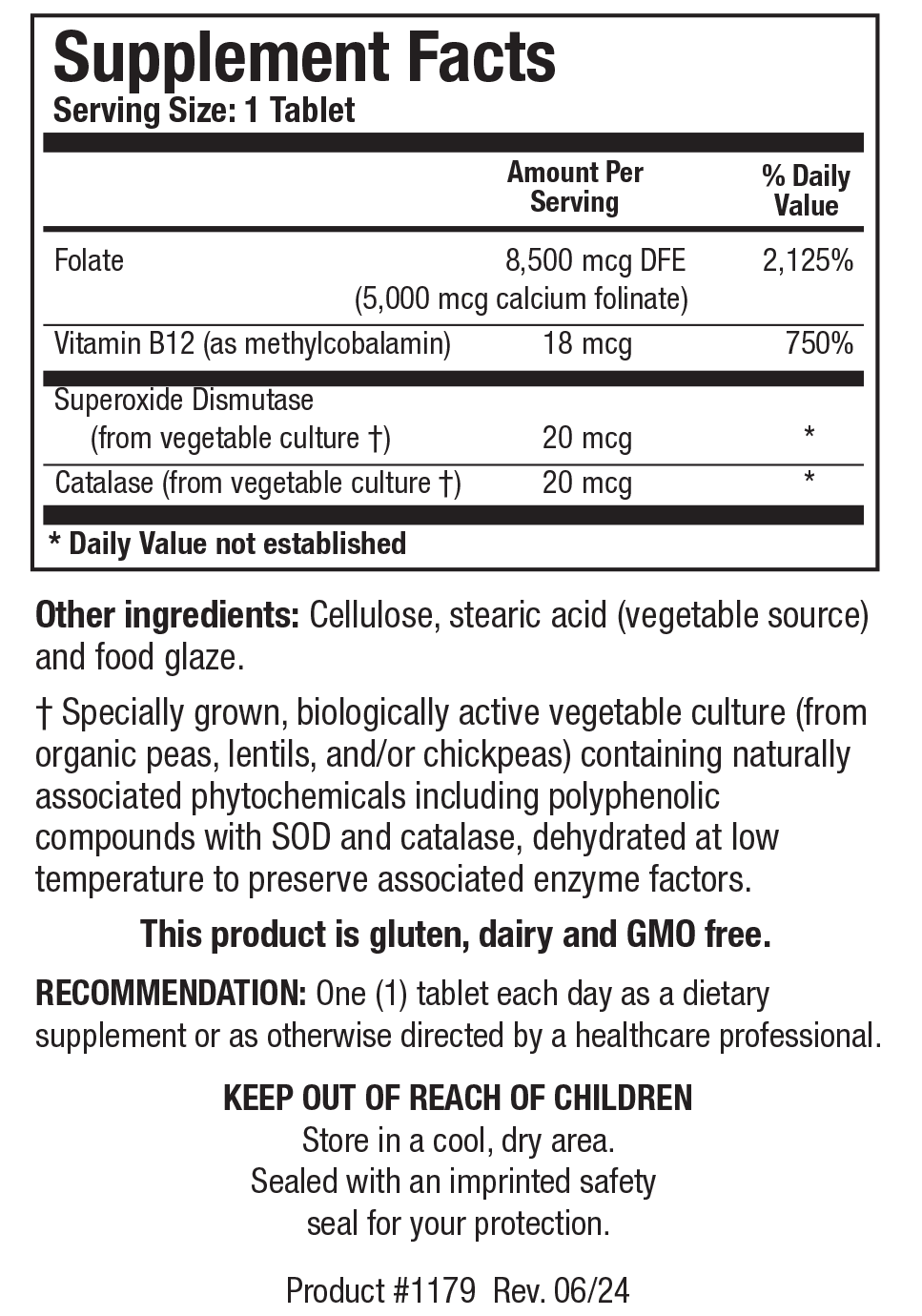 Folate-5 Plus™ (with B12)
