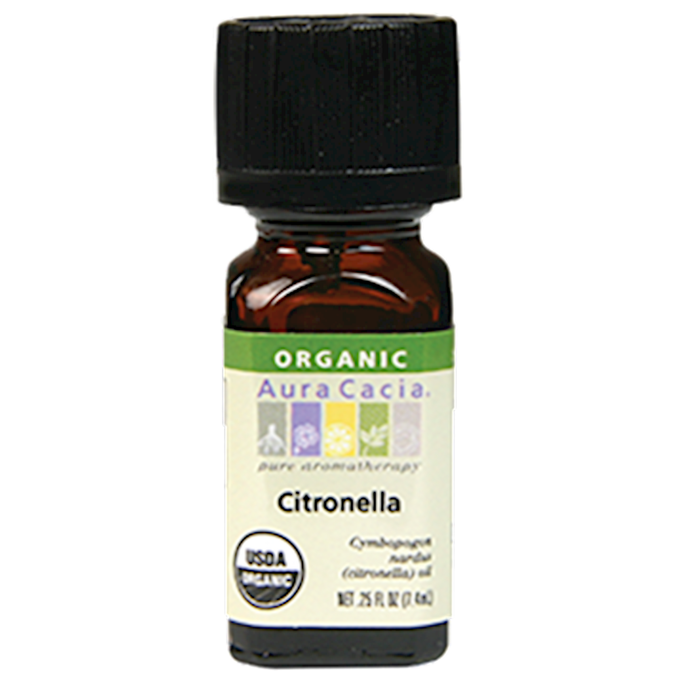 Citronella Organic Essential Oil .25 oz Curated Wellness