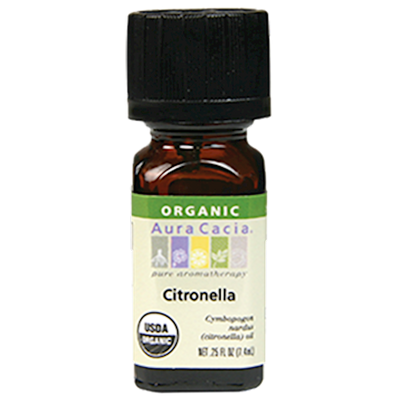 Citronella Organic Essential Oil .25 oz Curated Wellness