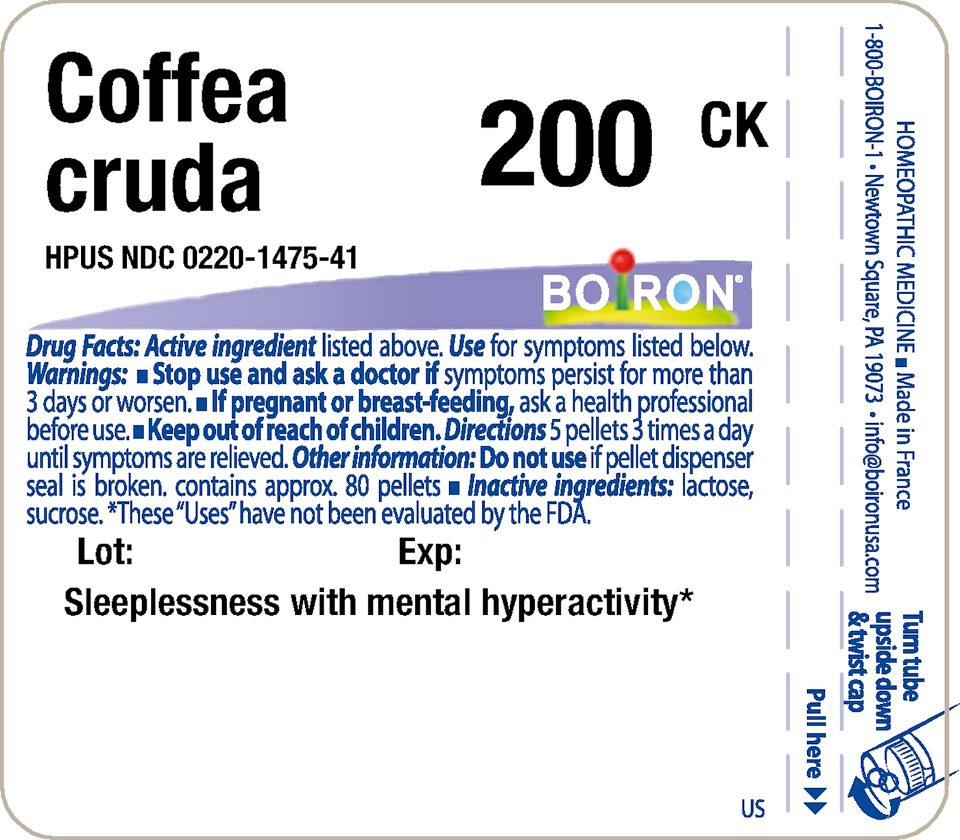 Coffea cruda 200CK 80 plts Curated Wellness