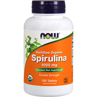 Organic Spirulina 1000 mg 120 tabs Curated Wellness