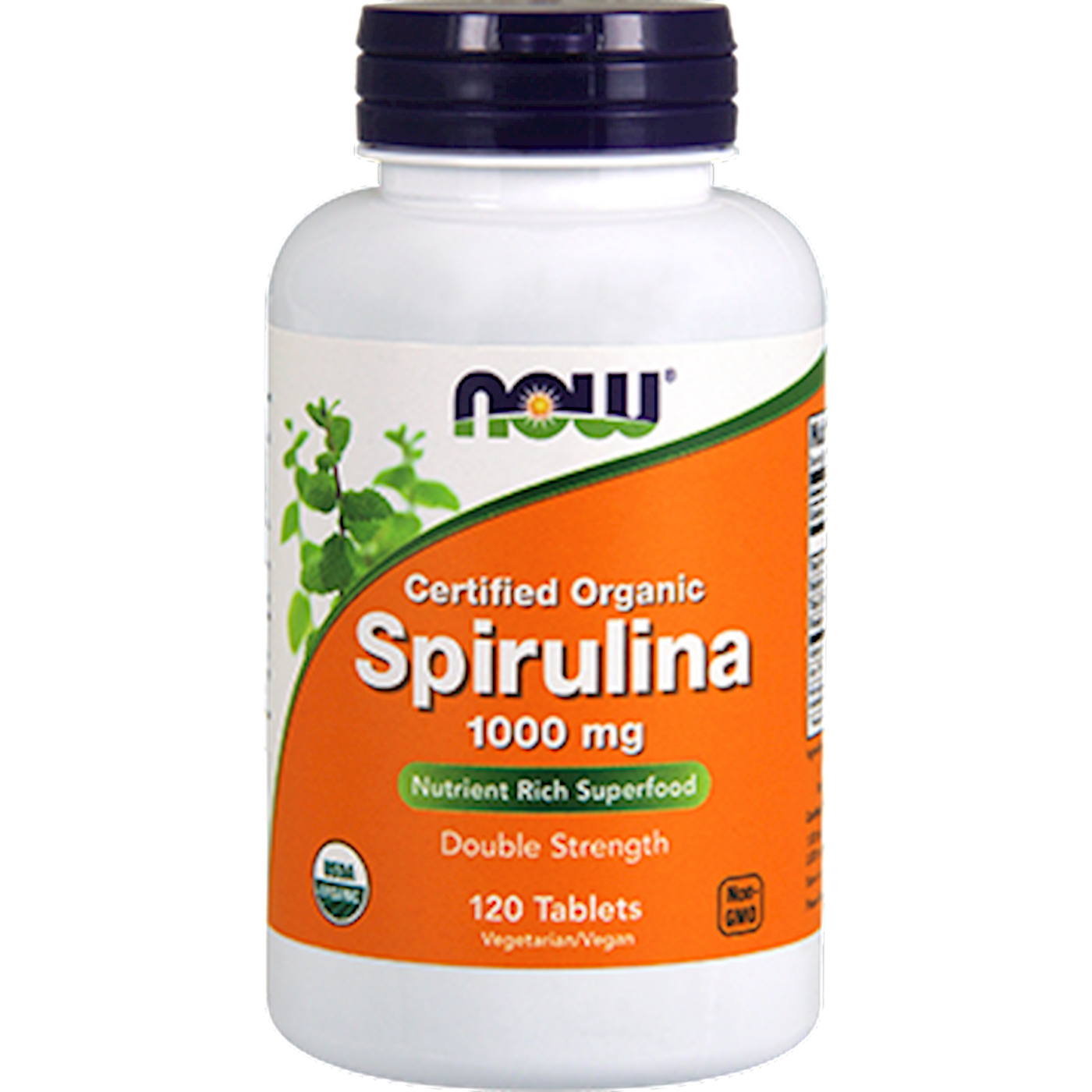Organic Spirulina 1000 mg 120 tabs Curated Wellness