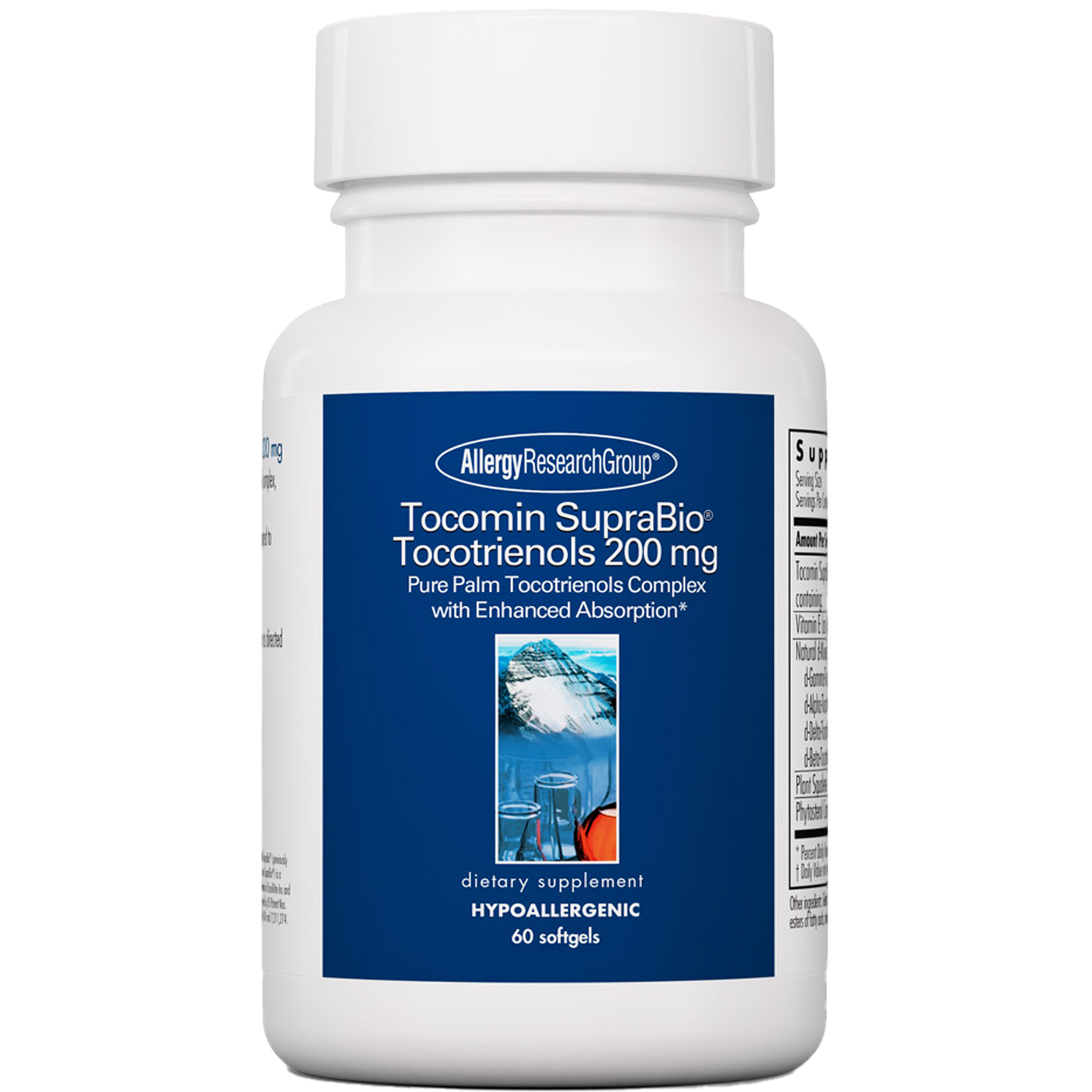 Tocomin SupraBio Tocot 200mg 60 gels Curated Wellness