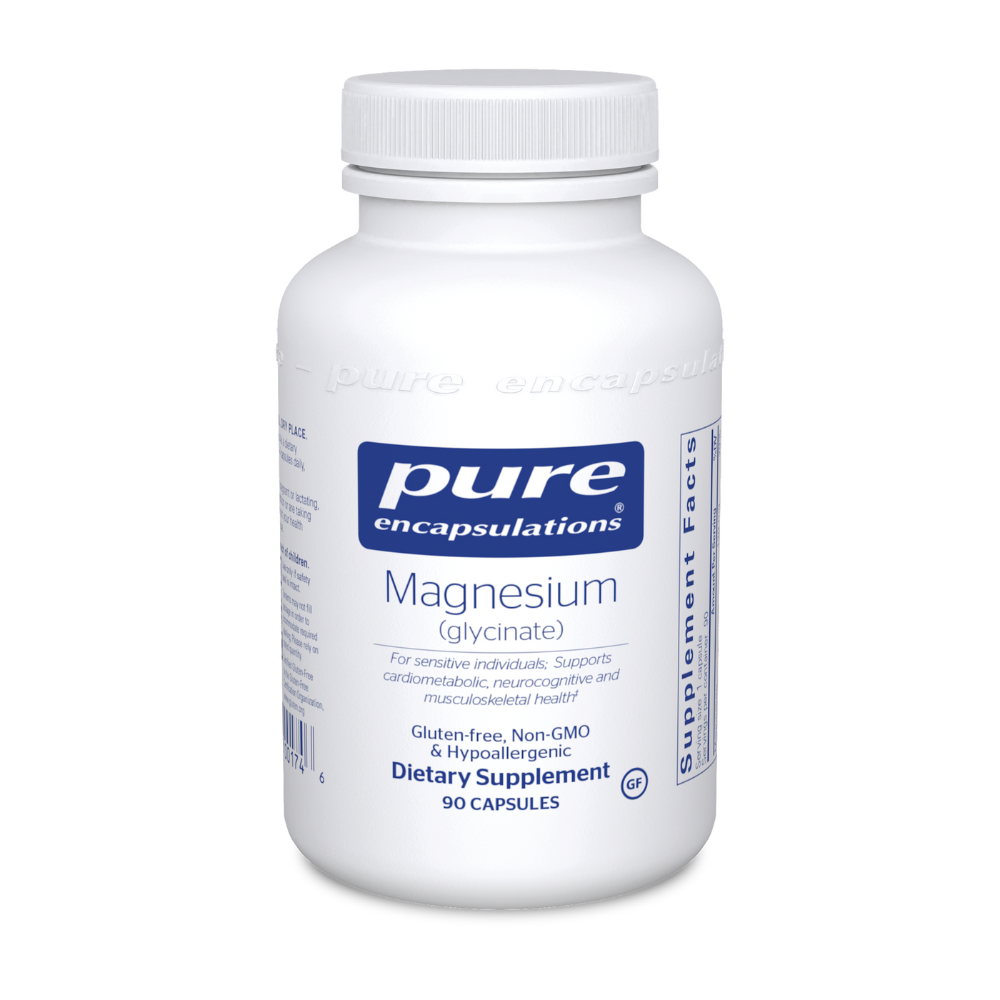 Magnesium (glycinate) 120 mg 90 vcaps Curated Wellness