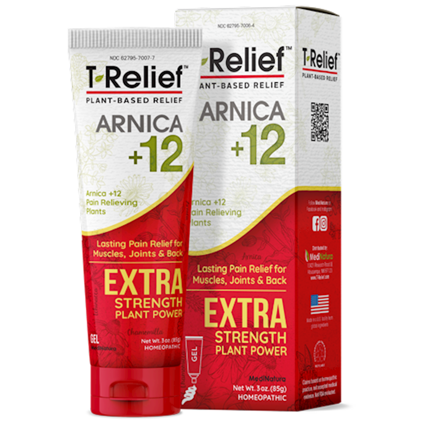 T-Relief Extra Str Pain Relief Gel  Curated Wellness