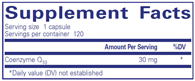 CoQ10 30 mg  Curated Wellness