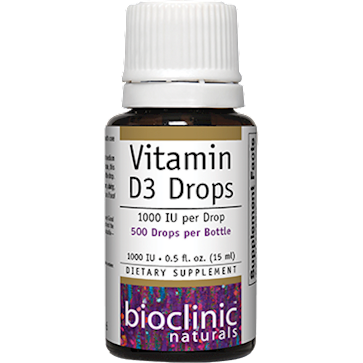 Vitamin D3 Drops 25 mcg 0.5 fl oz Curated Wellness