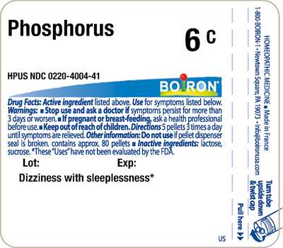 Phosphorus 6C 80 plts Curated Wellness