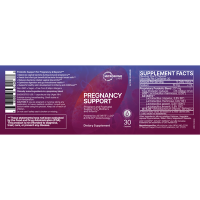 Pregnancy Support 30c Curated Wellness