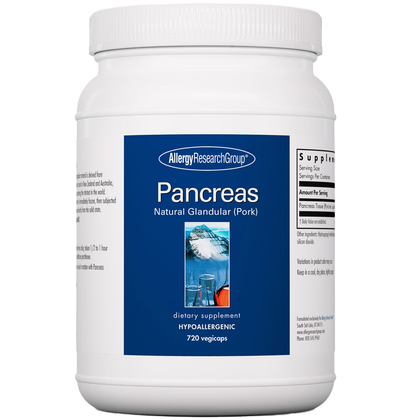Pancreas Pork 720 vcaps Curated Wellness