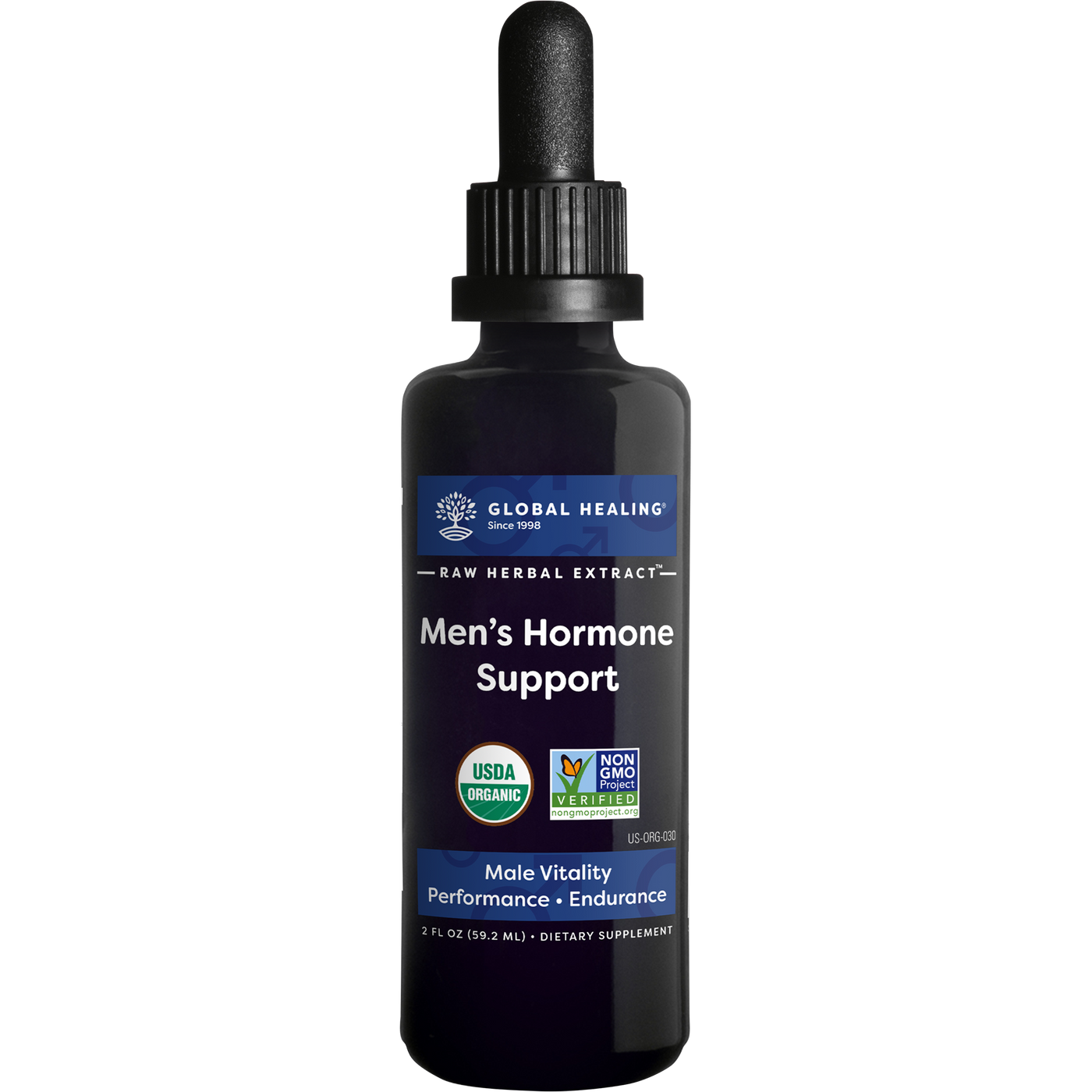 Men's Hormone support 2 fl oz Curated Wellness