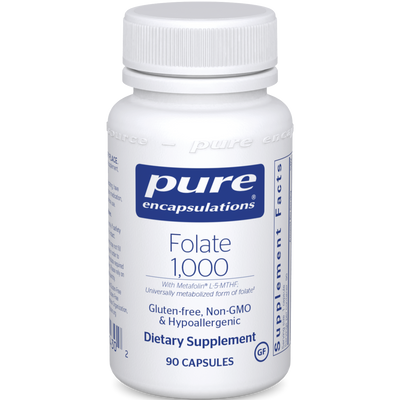 Folate 1000 90 caps Curated Wellness