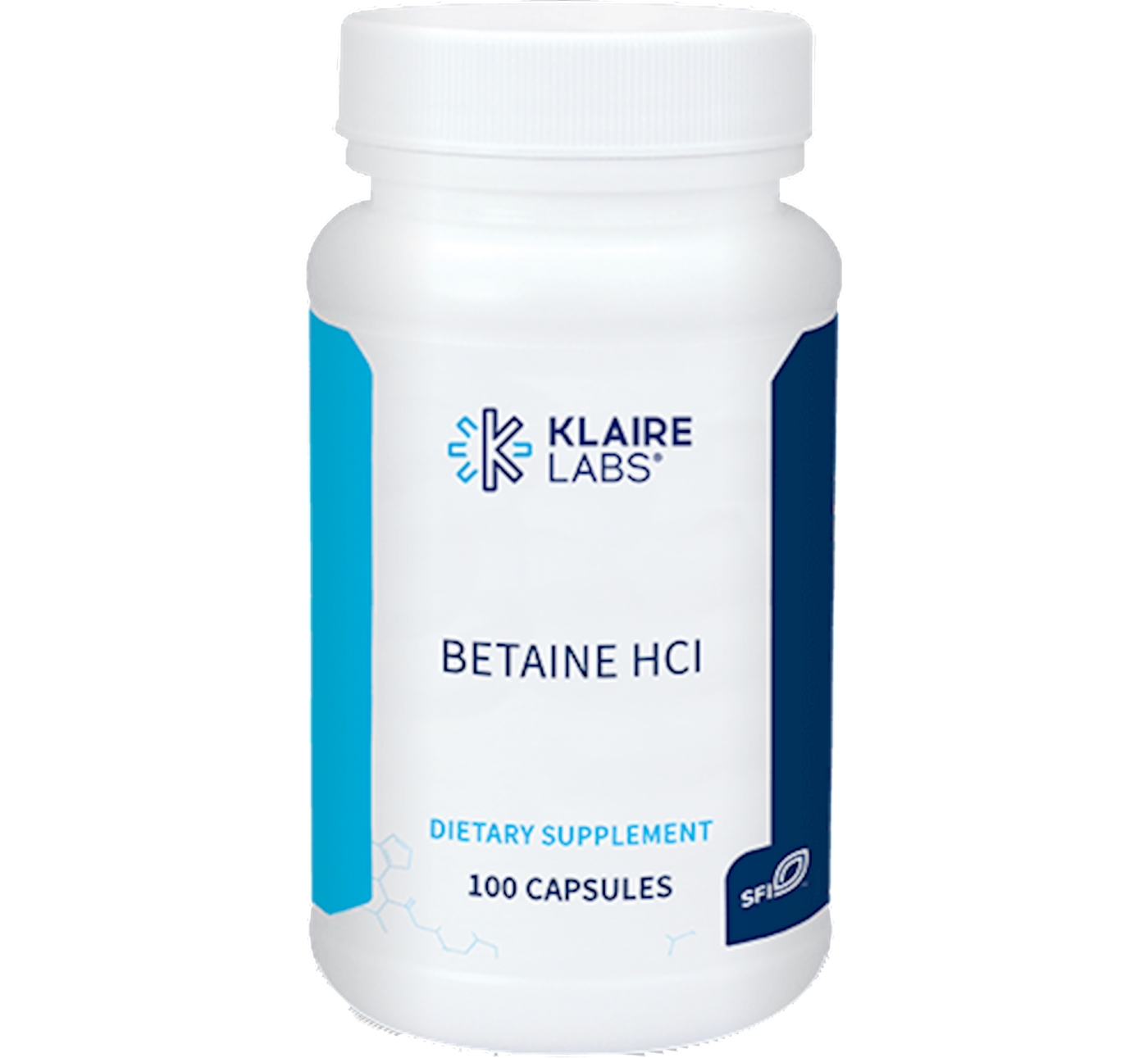 Betaine HCl 100 caps Curated Wellness