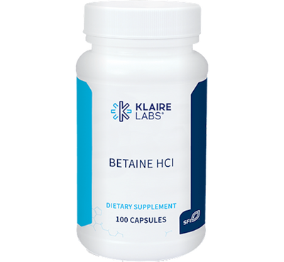 Betaine HCl 100 caps Curated Wellness