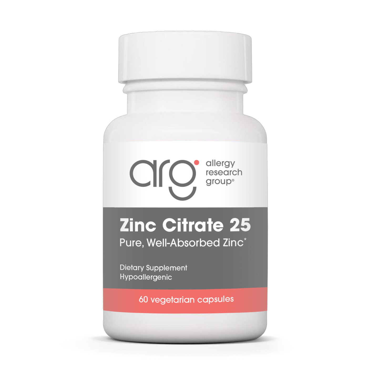 Zinc Citrate 25 mg  Curated Wellness