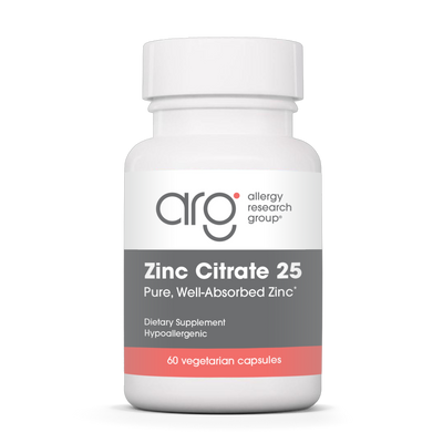 Zinc Citrate 25 mg  Curated Wellness