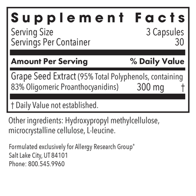 Grape Pips Proanthocyanidins  Curated Wellness