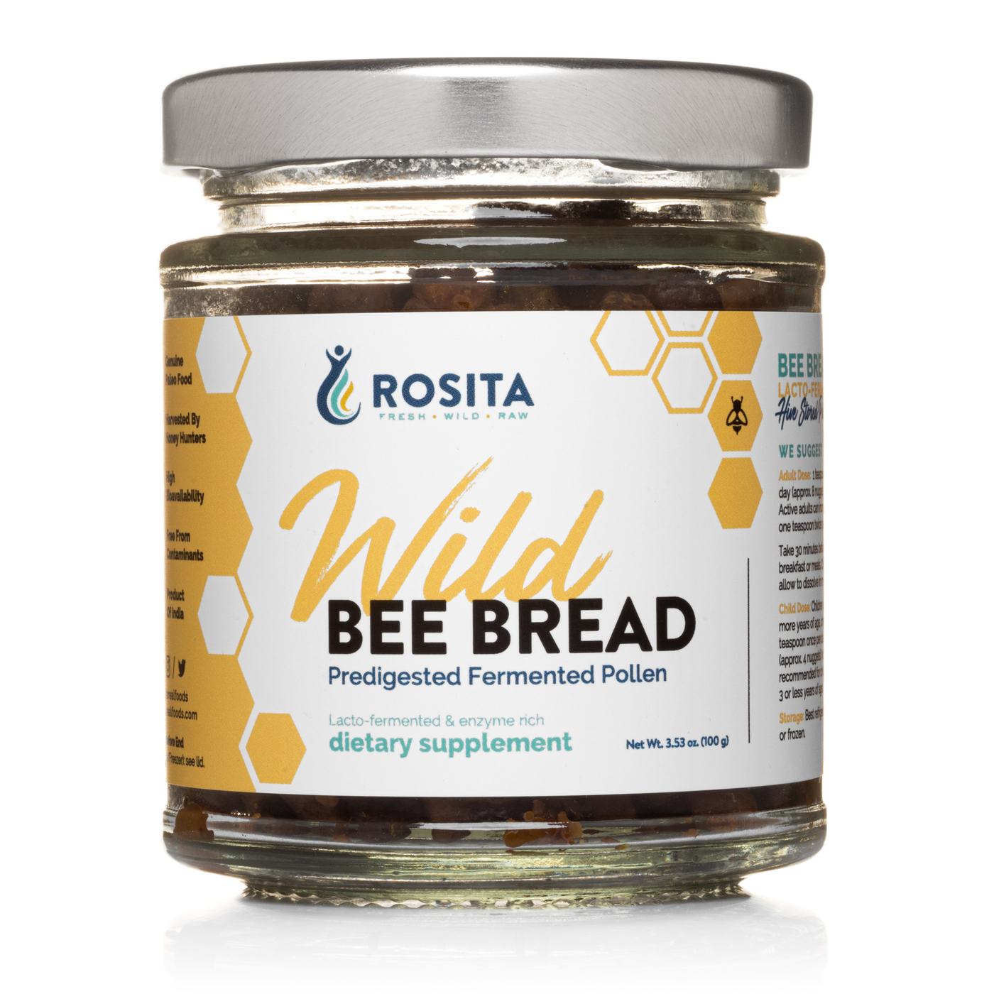 Rosita Bee Bread 100g Curated Wellness