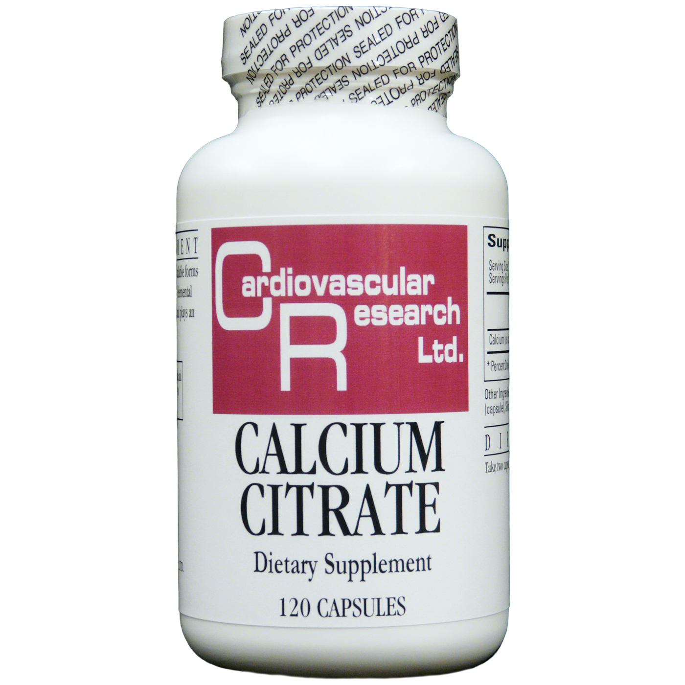 Calcium Citrate 165 mg  Curated Wellness