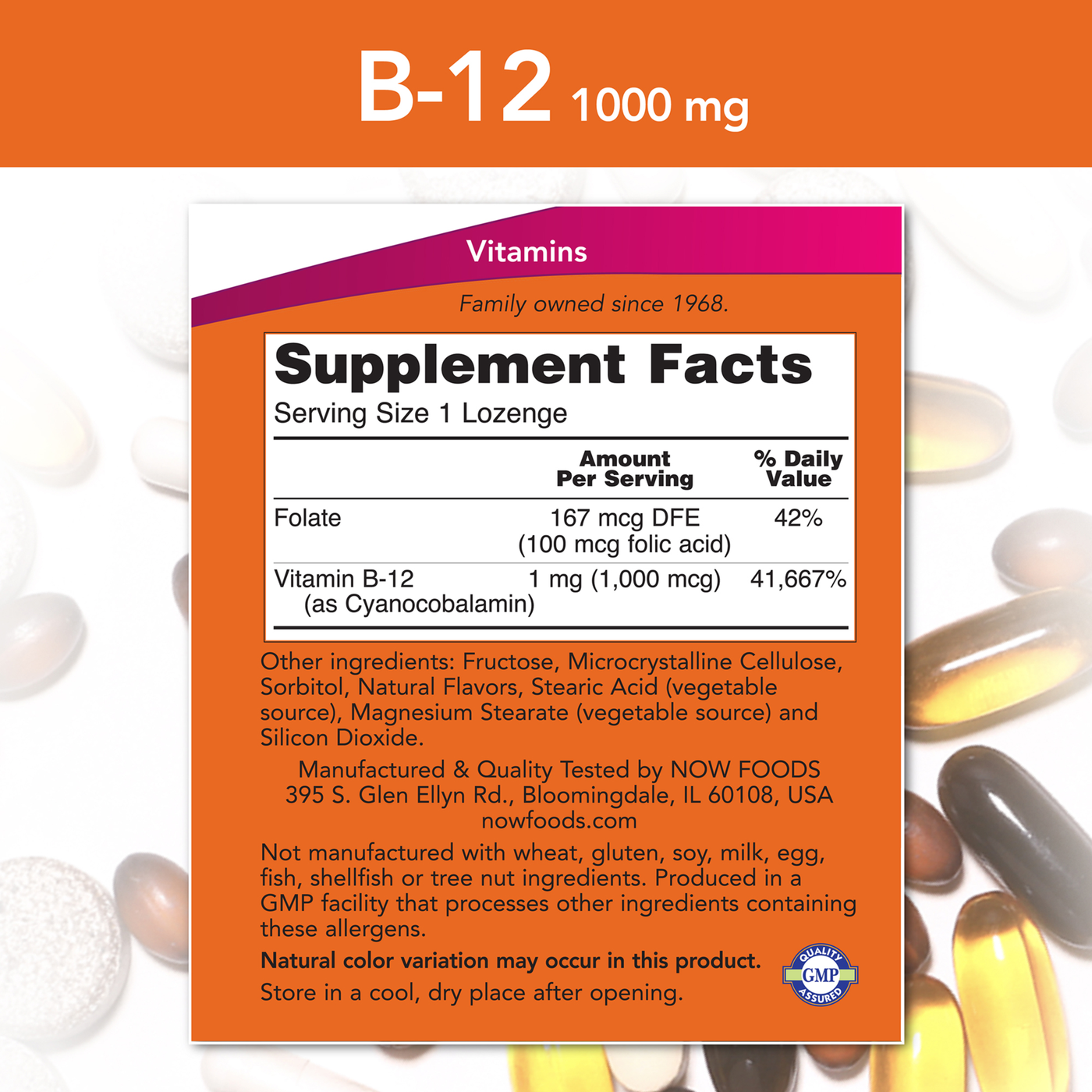 B-12 1000 mcg  Curated Wellness