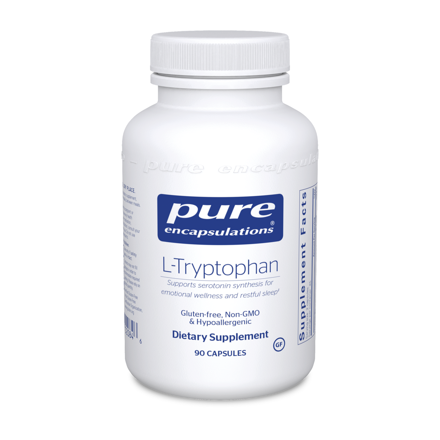 L-Tryptophan 90 vcaps Curated Wellness