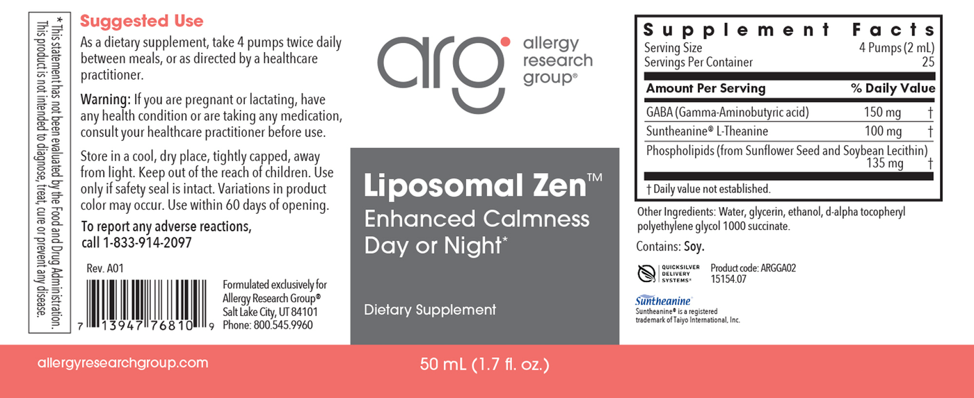 Liposomal Zen  Curated Wellness