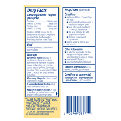 ThroatCalm Spray 0.68 fl oz Curated Wellness