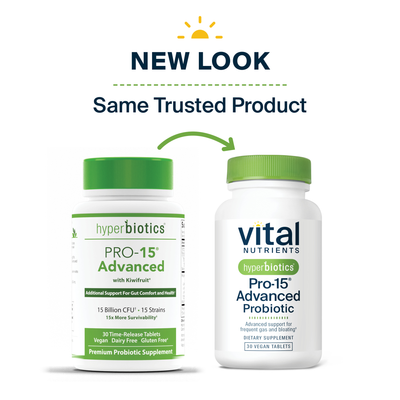 Hyperbiotics Pro-15® Adv Prob 30 tabs Curated Wellness