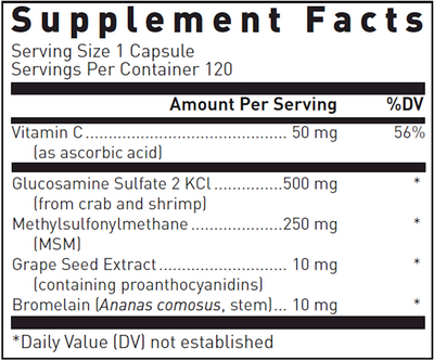 Glucosamine + MSM Forte  Curated Wellness