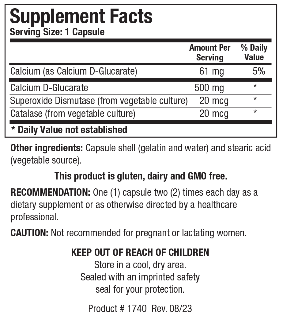 Ca D-Glucarate